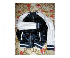Куртка бомбер стёганая спортивная костюм молния